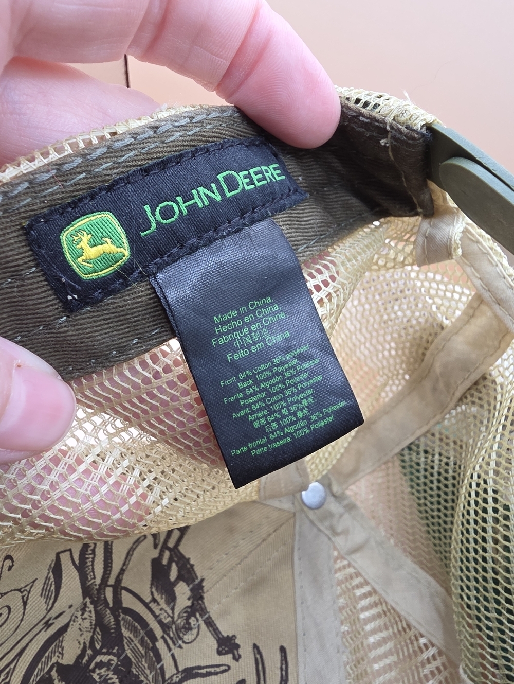 Farmer Hat Lot John Deere Wild Oates Farm Life Snapback - Picture 7 of 9